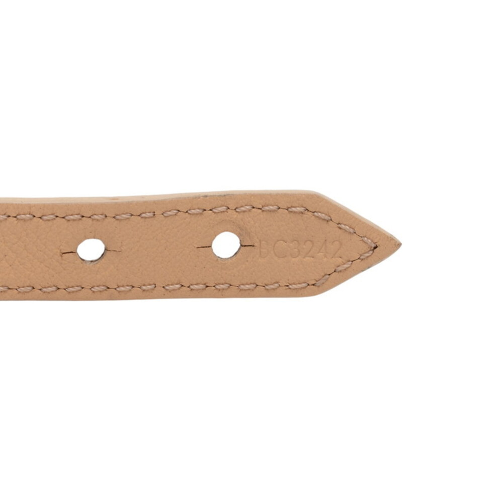 LOUIS VUITTON Cream Leather Charm Bracelet - Picture 4 of 6